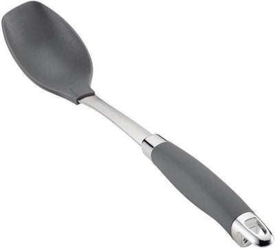 Suregrip Nonstick Nylon Solid Spoon, Gray 13.25-Inch, Tools and Gadgets - 46283